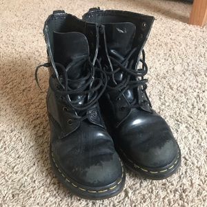 beat up doc martens